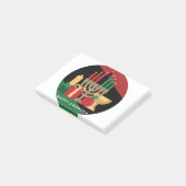 circle Happy Kwanzaa Post-it Klebezettel (angewinkelt)