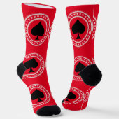 Circle Hearts Black Spade Thunder_Cove Socken (Gewinkelt)