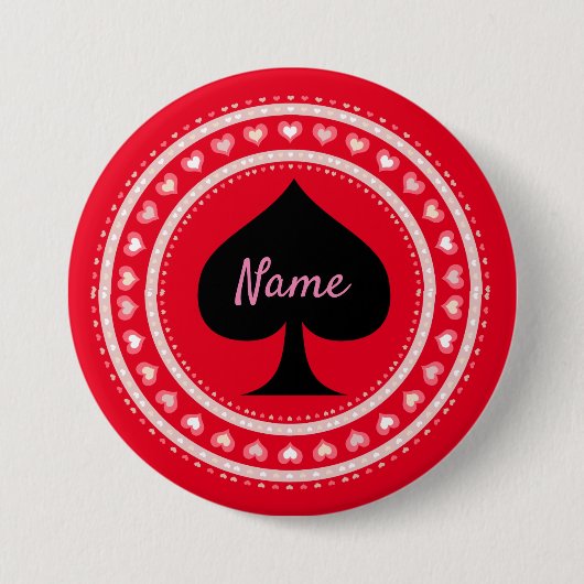 Circle Herz Black Spade Thunder_Cove Button (Vorderseite)