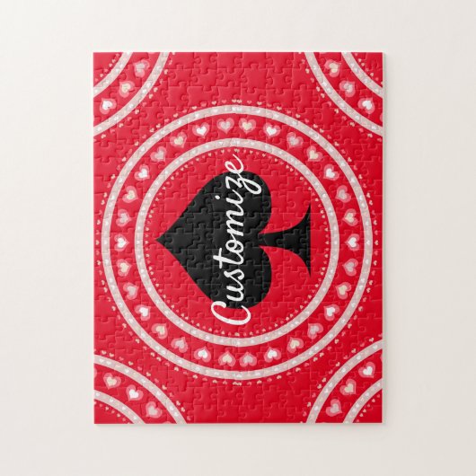 Circle Herz Black Spade Thunder_Cove Puzzle (Vertikal)