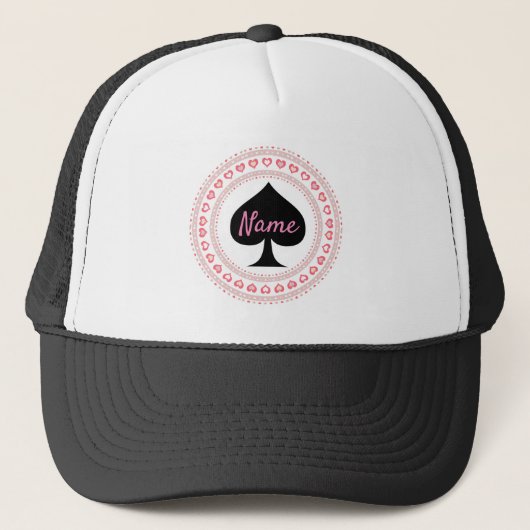 Circle Herz Black Spade Thunder_Cove Truckerkappe (Vorderseite)