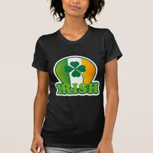 Circle Irish Flag St. Patrick's Design T-Shirt
