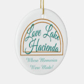 Circle Liebe Lake Hacienda Ornament (Rechts)
