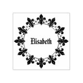 Circle Lilies & Stars + YOURS Gummistempel (Prägung)