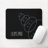 Circle Line and Stars Mousepad (Mit Mouse)