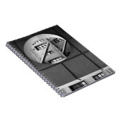 Circle & Lines Architecture Schwarzweiß-Foto Notizblock (Rechte Seite)