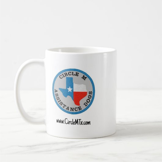 Circle M Assistenzhunde Kaffeetasse (Links)