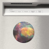 Circle Magnet mit Johnson Abstrakt Artwork (In Situ (Geschirrspüler))