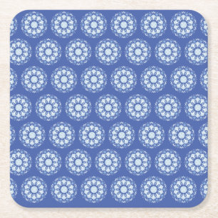 Circle Mandala Muster Rechteckiger Pappuntersetzer