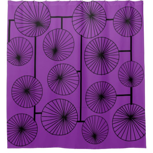 Circle Mobile Duschvorhang (Vorderseite)