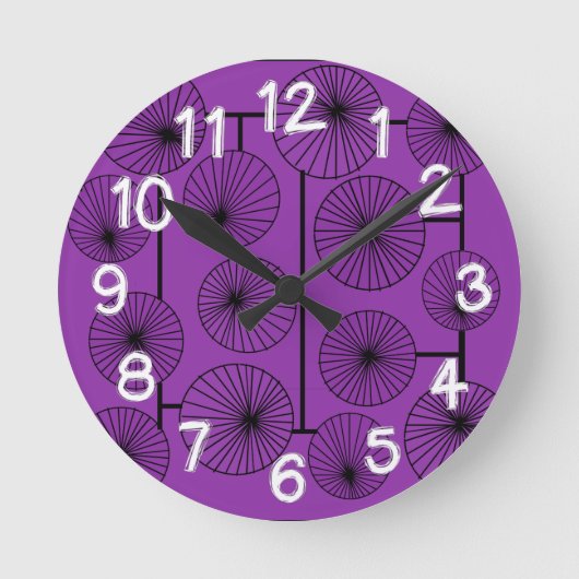 Circle Mobile Runde Wanduhr (Vorderseite)