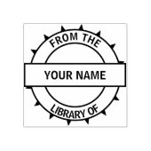 Circle Modern Book Plate Briefmarke Gummistempel (Prägung)