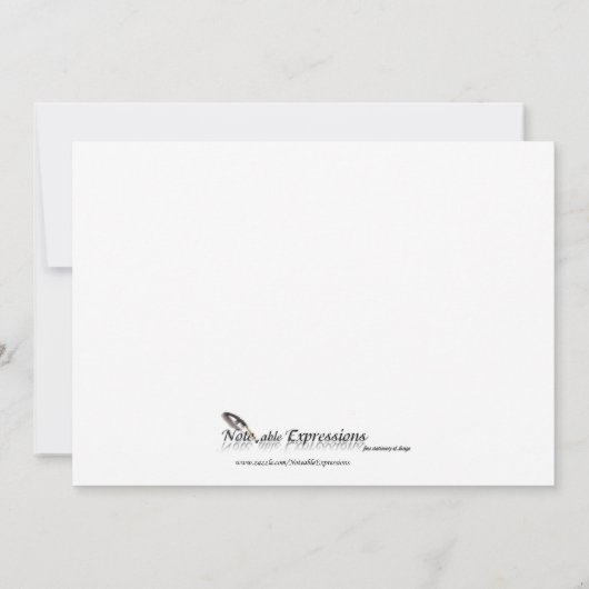 Circle Monogram Green und Creme Weditation Einladu Einladung (Rückseite)