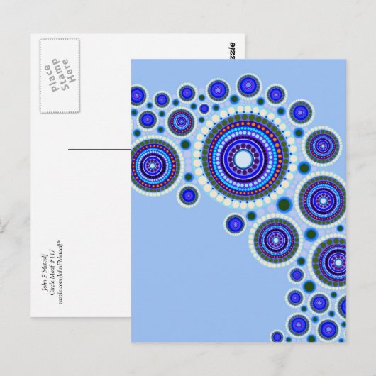 Circle Motif #117 Postkarte (Vorne/Hinten)