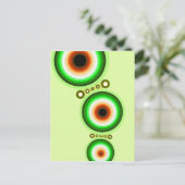 Circle Motif #124 Postkarte (Stehend Vorderseite)