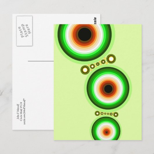 Circle Motif #124 Postkarte (Vorne/Hinten)