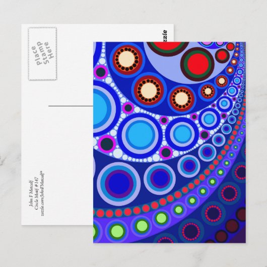 Circle Motif #147 Postkarte (Vorne/Hinten)