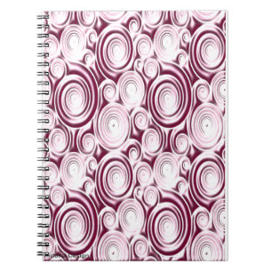 Circle-Muster-Notebook Notizblock