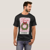 Circle of Blessings Christmas Wreath  T-Shirt (Vorne ganz)