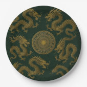 Circle of Dragons Plate Pappteller (Vorderseite)