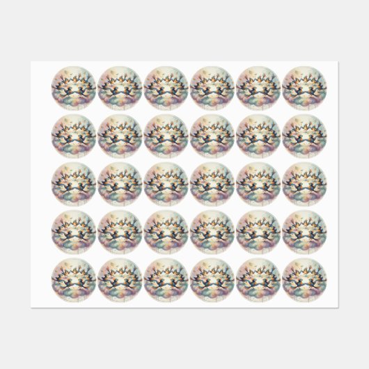 Circle of Flight and Whimsy Etiketten (Blatt)