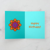 Circle of Happiness, decorative birthday card Karte (Innenseite)