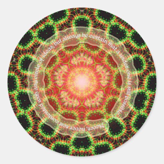 Circle of Ideas Sticker (Vorderseite)