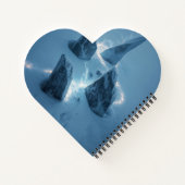 Circle of Light in the Snow Notizblock (Rückseite)