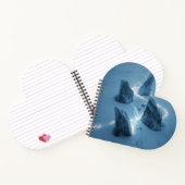 Circle of Light in the Snow Notizblock (Innenseite)