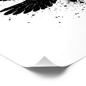 Circle of Ravens – Haunted Ink Illustration Poster (Ecke)