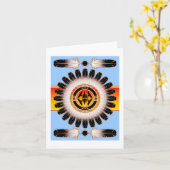 Circle of Reflection Karte (Gelbe Blume)