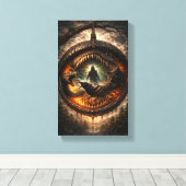 Circle of the Devouring Wild Leinwanddruck (Insitu (Holzboden))