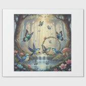 Circle of Whimsy in the Enchanted Grove Geschenkpapier (Flach)