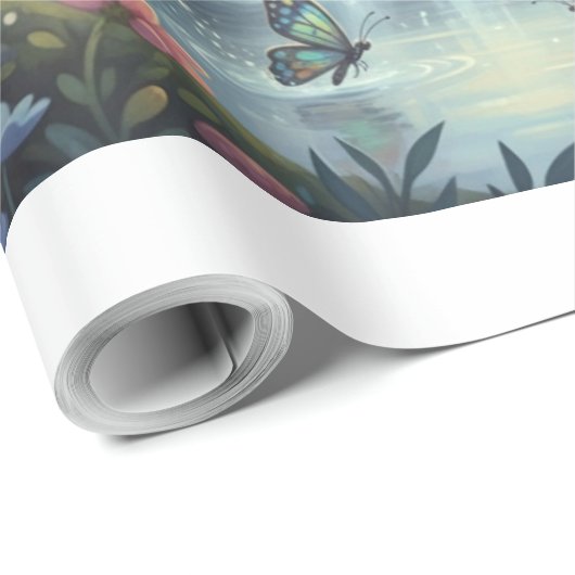 Circle of Whimsy in the Enchanted Grove Geschenkpapier (Rolleneckpunkt)