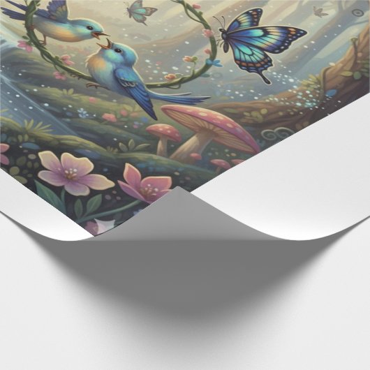 Circle of Whimsy in the Enchanted Grove Geschenkpapier (Ecke)