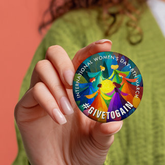 Circle of Women | International Women's Day | IWD Button