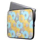 Circle Origami Pastel Muster Laptopschutzhülle (Vorderseite Links)