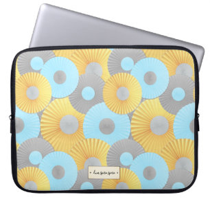 Circle Origami Pastel Muster Laptopschutzhülle