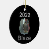 Circle Ornament Blaze der Keramik 2022 (Rechts)