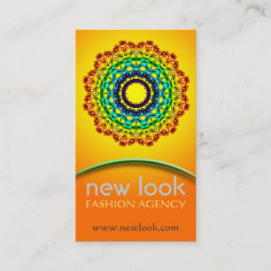 Circle Ornament Mandala Art , Visitenkarte