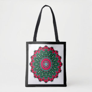 Circle Ornamental abstrakt Mandala Dekorationstich Tasche
