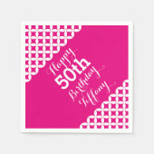 Circle pattern 50. serviette (Vorderseite)