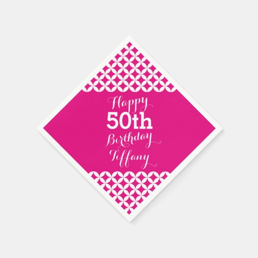 Circle pattern 50. serviette (Ecke)