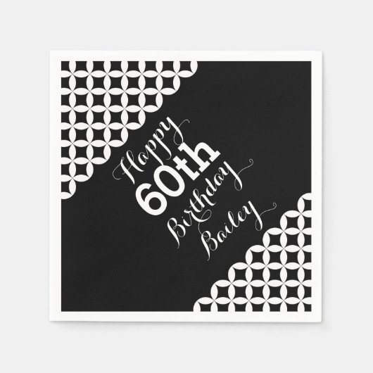 Circle pattern 60. serviette (Vorderseite)