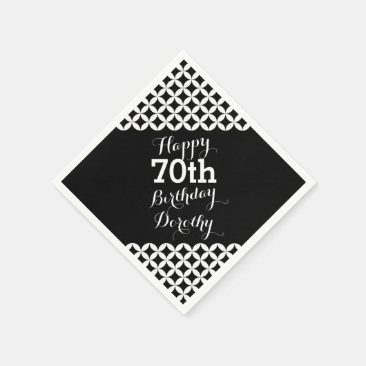 Circle pattern 70. serviette (Ecke)