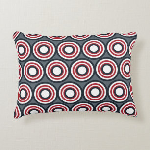 Circle Pattern Decorative Akzent Pillow Dekokissen