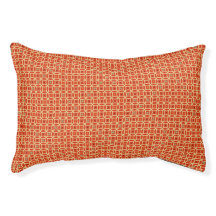 Circle Pattern Dunkelorange Moderne