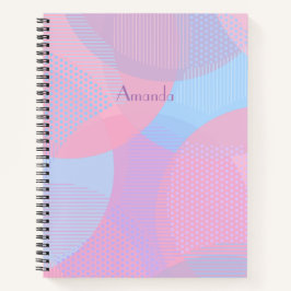 Circle Pattern Notebook Notizblock
