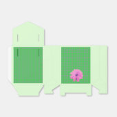 Circle Pattern Pink Daisy Blume Geschenkschachtel (Ungefaltet)