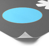 Circle Pepper Blume Star Poster (Ecke)